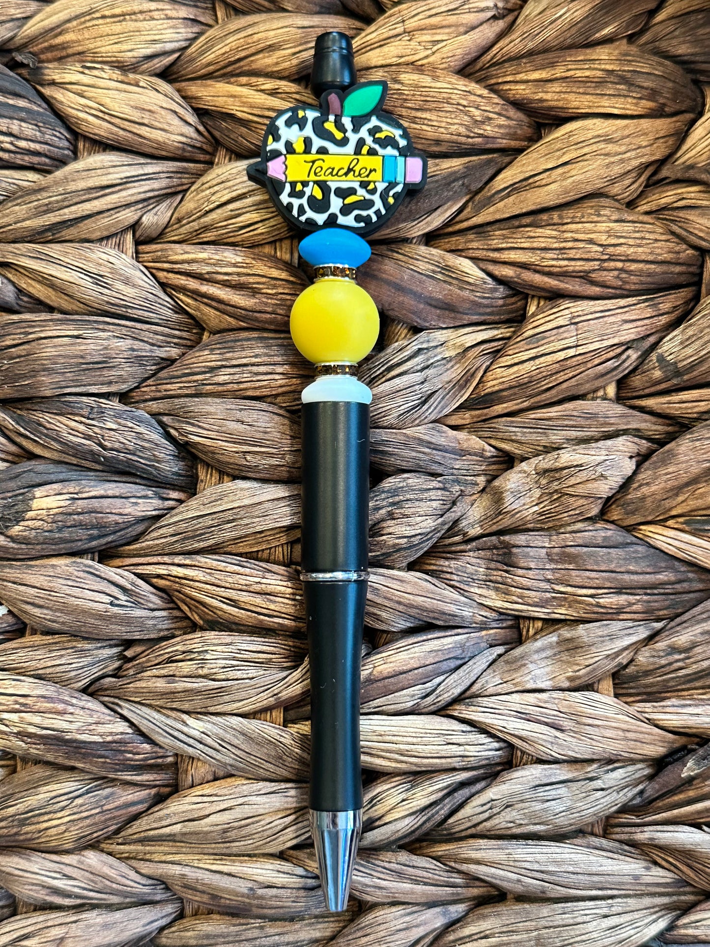 Cheetah Apple Teacher Pen