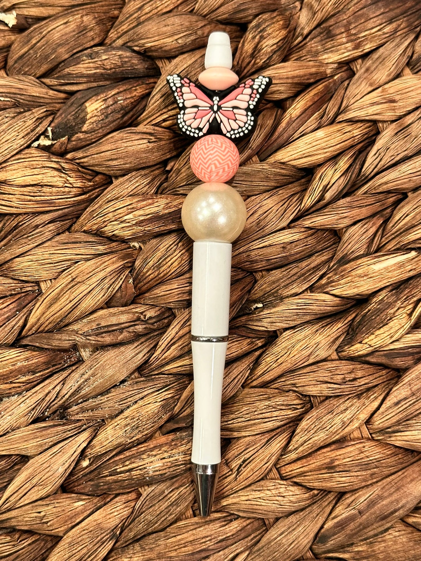 Pink Butterfly Pen